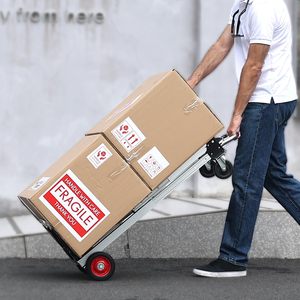 Camión <span class=keywords><strong>de</strong></span> mano y plataforma rodante plegable convertible industrial resistente <span class=keywords><strong>de</strong></span> aleación <span class=keywords><strong>de</strong></span> aluminio - Product Image 5