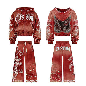 Sudadera con Capucha Oversize de Algodón 100% Lavado Vintage para Hombre con Cremallera, Impermeable, Rompevientos, Diseño Estilo Urbano Personalizable de Alto Gramaje - Product Image 3