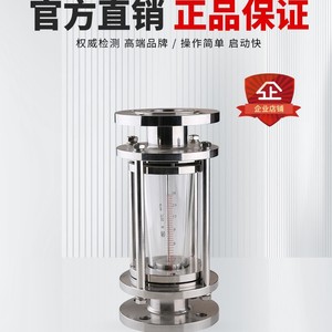 Débitmètre à rotor en verre de haute précision de type bride série LZB-FA100 pour gaz et liquides - Product Image 3