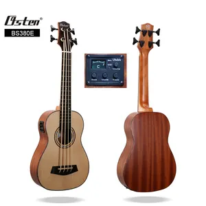 OEM China Großhandel 30 Zoll BASS Ukulele Fichte Top Sapele Back Matte Finish Hochwertige Günstige Bass Ukulele Made in China