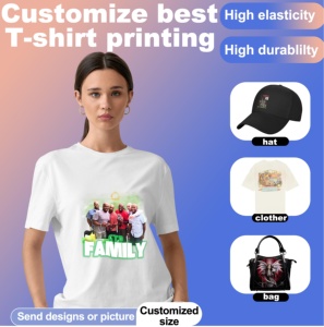 Kunden spezifische selbst klebende Wärme übertragungs abziehbilder für den DTF-Transfer druck Aufbügel aufkleber Neue Größen optionen PET - Product Image 5