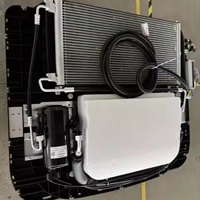 Climatiseur solaire de toit pour camion, camping-car, caravane, avec compresseur à double rotor et moteur sans balais DC24V, Nouveau, Haute Qualité CNDE