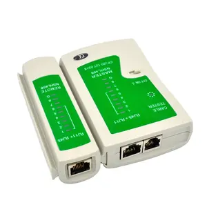 Penguji Kabel LAN Jaringan RJ11 RJ45 Cat-5 CAT-5E Cat-6 untuk Penguji Kabel LAN Alat Uji Kawat Telepon Ethernet