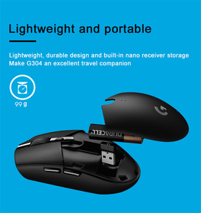 Souris de jeu sans fil G304, souris de bureau G305, 3 12000 DPI, optique, originale, rechargeable par USB, G402, G304, G305, sans fil, USB - Product Image 6