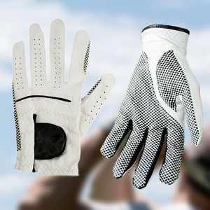 Gants de <span class=keywords><strong>golf</strong></span> respirants en peau de mouton Cabretta-Équipement de <span class=keywords><strong>golf</strong></span> ultime doux et confortable pour hommes avec logo personnalisé - Product Image 1