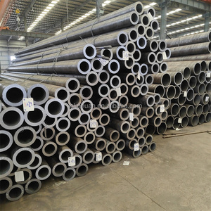 Tuyau en acier sans soudure noir peint, <span class=keywords><strong>tube</strong></span> rond en acier au carbone Sch40 A106 Gr.B, directement de l'usine, pour la construction et les pipelines - Product Image 4
