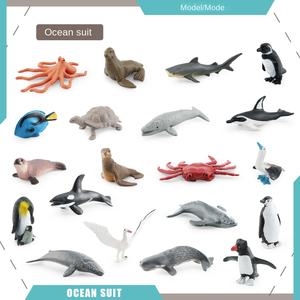 Disfraces de Animales Marinos de Simulación Transfronterizos, Tiburón, Tortuga, Ballena, Delfín, Pingüino, Cangrejo, Criaturas del Fondo Marino, PVC, 4-6 Años, Guangdong - Product Image 3