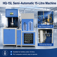 Machine de soufflage semi-automatique pour bouteilles PET, 1 à 4 cavités, 100-5000 ml, pour eau, jus, huile – Offre Spéciale