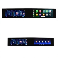 Lecteur multimédia Android pour voiture GLC X253 W205 avec double écran tactile 12,3 pouces, CarPlay, GPS, WiFi, tableau de bord, audio haute résolution pour Mercedes-Benz