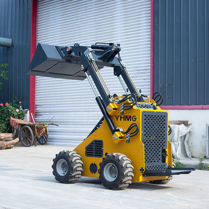 中国柴油380迷你滑移转向装载机，带铲斗ce - Product Image 3