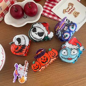 Liwu's New Halloween Pinces à cheveux <span class=keywords><strong>Jack</strong></span>'s Pumpkin Holiday Headwear Griffe <span class=keywords><strong>de</strong></span> cheveux en acrylique pour un usage quotidien - Product Image 4