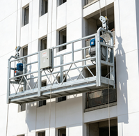 Plateforme de travail suspendue complète ZLP630 équipée d'un treuil LTD630 pour la décoration de bâtiments