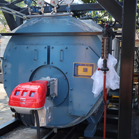 Chaudière à vapeur à haute efficacité montée sur chenilles avec un rendement thermique de 98% - Norme ASME