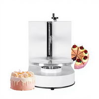 220V 110V Commercial 4 pouces-12 pouces automatique gâteau crème lissage revêtement décoration plâtrage Machine gâteau glaçage Machine