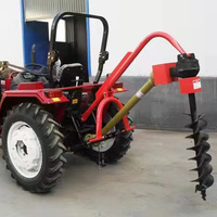 Tracteur agricole haute performance avec tarière de jardin à 3 points de suspension pour puits de poteaux, à vendre avec certification CE
