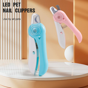 Ciseaux à ongles pour animaux de compagnie en acier inoxydable portables rechargeables à LED pour chiens et chats - Product Image 4