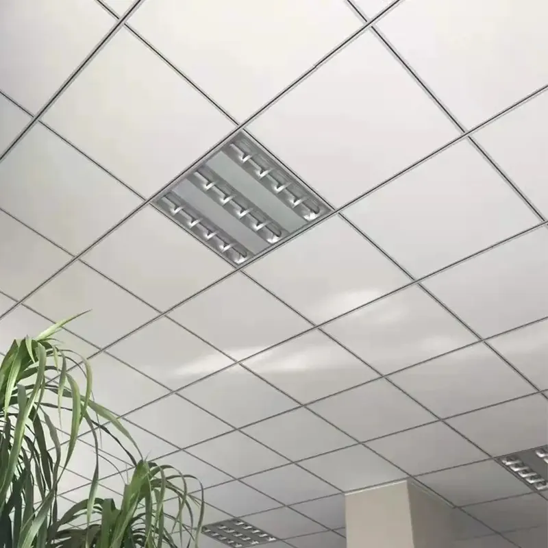 Materiale in fibra minerale reale realizzato in piastrelle per controsoffitti per decorazione del soffitto utilizza pannelli per soffitto in fibra minerale