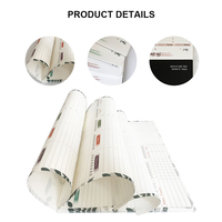 Carnets de notes de luxe personnalisés avec planificateur quotidien, classeur à feuilles mobiles, 280x215MM