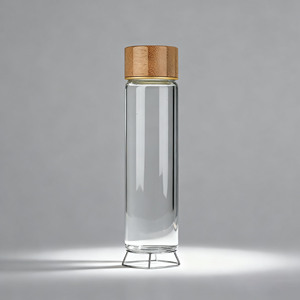 Alta Qualidade Popular Mini 22mm Diâmetro Borosilicato Seco Flor Chá Recipiente 20ml 30ml 40ml 50ml Garrafa De Tubo De Vidro Com Tampa - Product Image 2