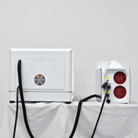 Machine de découpe laser à fibre refroidie par air 800W facile à utiliser, mini format de bureau pour acier inoxydable et aluminium