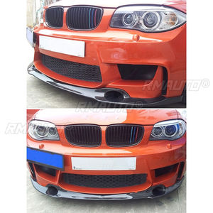 Fibra de carbono real para BMW 1M E82 2011-2013, protector de parachoques delantero, kit de carrocería, protector de parachoques, cubierta protectora, accesorios para coche - Product Image 4