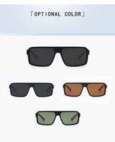 Lunettes de soleil unisexes avec verres polarisés TAC, monture en PC légère, or, blanc, transparent, anti-UV, monture colorée, utilisation en extérieur, export
