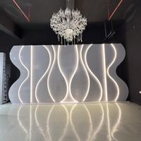 Support d'étape de LED-vague-mariage-toile de fond de PVC Offres Spéciales pour la toile de fond d'événement