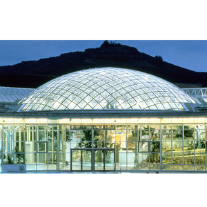 Estructuras Prefabricadas Económicas, Construcción de Domo de Cristal para Atrio de Hotel - Product Image 1