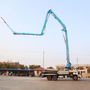 Pompe à béton JIUHE 30m 38m 52m 58m 62m 70m de haute qualité, pompe à béton sur camion, pompe à béton montée sur camion - Product Image 6