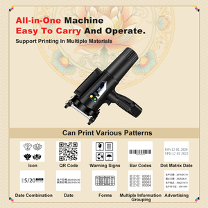 Imprimante jet d'encre portable Wiseprint WP-D2 avec points réglables, police, date, compteur <span class=keywords><strong>de</strong></span> lots et conception à quatre roues pour surfaces irrégulières - Product Image 3