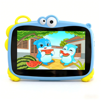 Tablet Pembelajaran Anak 7-inci Baru MTK Octa Core Android 8.1 Wi-Fi Memori 16GB Tahan Air Tahan Banting Antarmuka USB Type-C