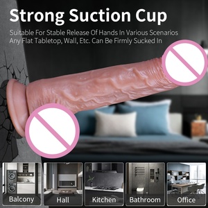 Juguetes Sexuales para Adultos al por Mayor, Pene Artificial Flexible, Vibrador con Control Remoto Eléctrico, Dildo con Características Suaves - Product Image 4