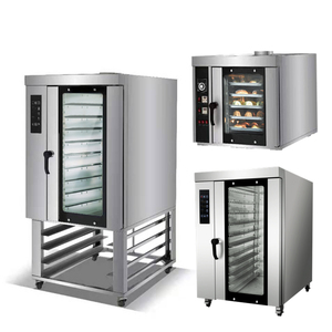 Four à convection professionnel à gaz, grande capacité (5 à 10 plateaux), idéal pour restaurants, boulangeries, hôtels - Modèle Naturel - Product Image 1