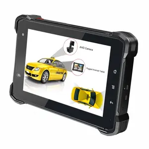 7 אינץ רכב ADAS וDMS IoT פתרונות מחוספס Tablet מחשב 4 ערוצים AHD תשומות מצלמה עם הקלטת וידאו