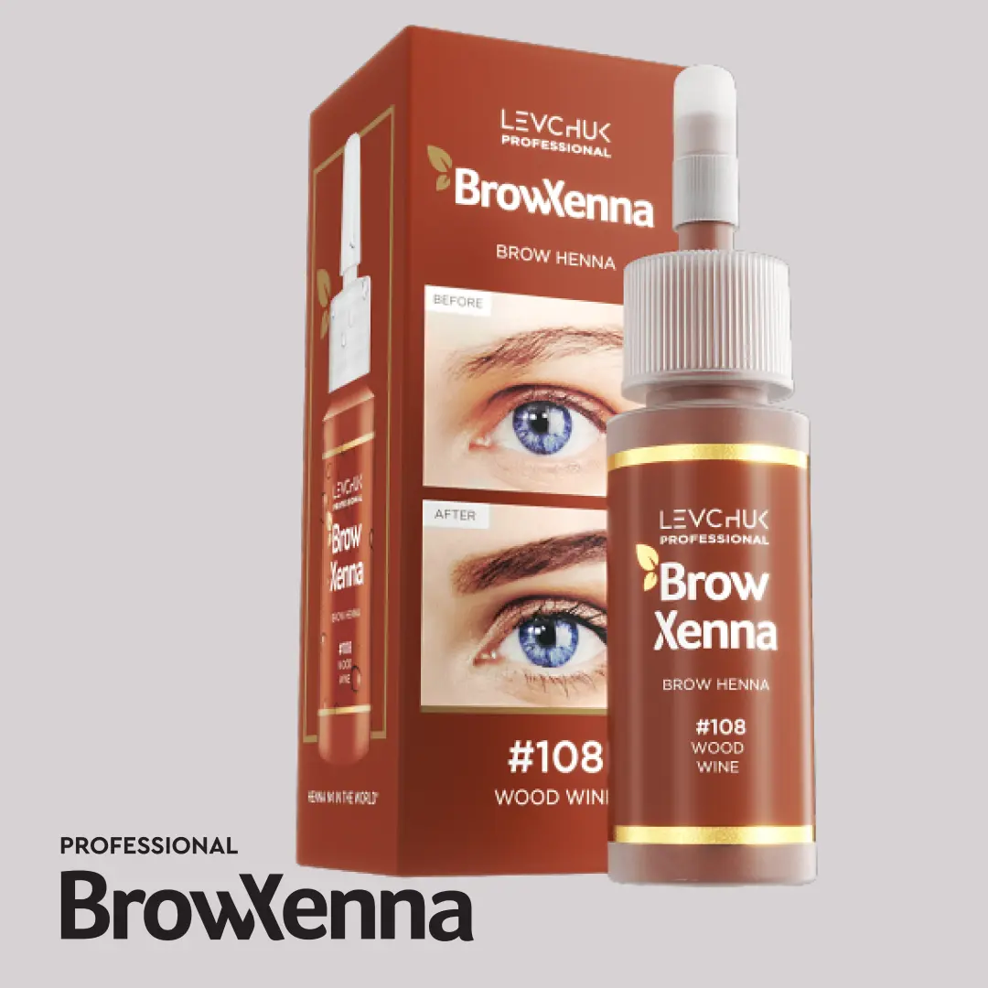 Henna für Brauen BrowXenna 1 Fläschchen, (#108 Holzwein)