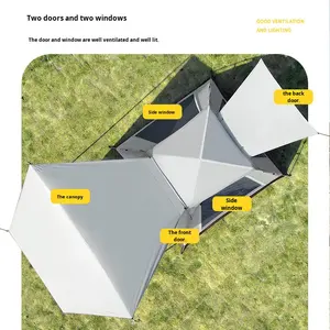 210 Oxford-Stoff Wasserdichtes Winter-Aufblasbares Zelt für Outdoor-Camping - Product Image 2