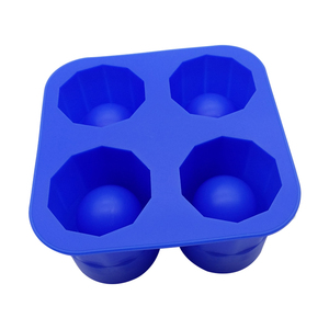 BHD dễ dàng để phát hành Tủ đông cao <span class=keywords><strong>Ice</strong></span> Cup Maker cho Whisky BPA free DIY <span class=keywords><strong>Fancy</strong></span> 4 khoang Silicone <span class=keywords><strong>Ice</strong></span> Shot Glass khuôn - Product Image 5