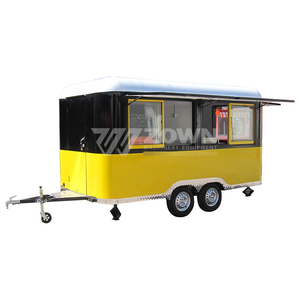 Concession Food <b>Trailer</b> Mobile Bar Food Truck Street Hot Dog Ice Cream Coffee Food Cart Van Customized Color - Product Image 1
