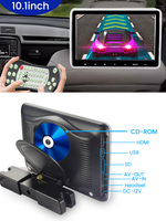 Mekede 10.1 pouces repose tête de voiture moniteur DVD vidéo 1024*600 écran tactile lecteur vidéo système multimédia lien miroir
