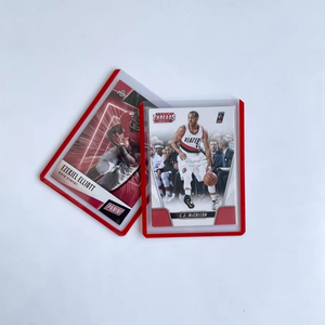 ซองใส่การ์ด PVC สีแดงขอบแดง พร้อมซองพลาสติกใสสำหรับการ์ด TCG การ์ดกีฬา และการ์ดเกม - Product Image 3