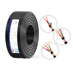 Câble blindé isolé en PVC utilisé pour transmettre des signaux haute fréquence utilisés dans la télévision/Internet/téléphone/<span class=keywords><strong>radio</strong></span> Vente en gros - Product Image 1