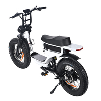Vélo électrique 48v 15ah 25km/h 750w 20 pouces Pneu gras E-bike Vélo électrique Entrepôt AU Adulte Vélo de plage Fatboys Harlem
