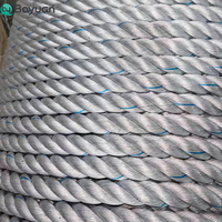 Cordon en polyester en rouleau, 8/12 brins, pour amarrage marin, haute résistance, en Dacron, pour levage industriel