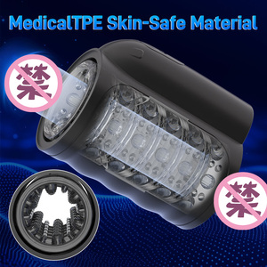 Masturbatore Automatico Submarine Airplane Cup con Vibrazione Rotante Telescopica per Allenamento del Pene Maschile, Modello MY-0331 - Product Image 4