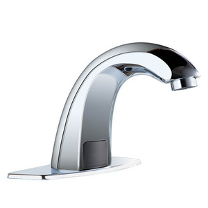 Morton Brass Touchless Sensor Robinet <span class=keywords><strong>de</strong></span> salle <span class=keywords><strong>de</strong></span> bain monté sur le pont <span class=keywords><strong>avec</strong></span> lavabo sous le comptoir perforé - Product Image 5