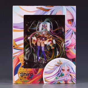 Statuetta Anime da 28CM, Personaggio di Game No Life, Figura di Shiro, Modello Collezionabile in PVC, Figurina <span class=keywords><strong>Manga</strong></span>, Artigianato in Plastica - Product Image 2