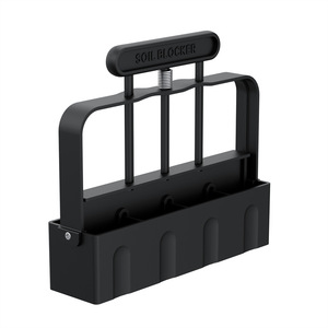 Soil Blocker Manual Soil Block Maker 3 Piece <b>Set</b> For <b>Gardening</b> Landscape Planting <b>Tool</b> Black Plastic - Product Image 2