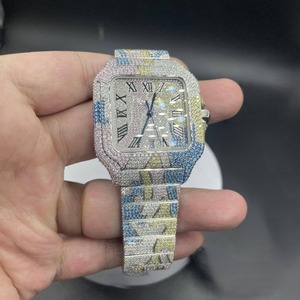 Montre personnalisable de luxe à mouvement mécanique ETA, boîtier en alliage, bracelet en caoutchouc, affichage analogique, pour la revente - Product Image 2