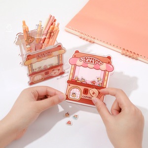 Support à Stylos Contenant Mignon Dessin Animé Personnalisé Porte-Crayons en Acrylique Anime Bureau Logo Personnalisé Kawaii Support à Stylos en Plastique avec Cadre <span class=keywords><strong>Photo</strong></span> - Product Image 3