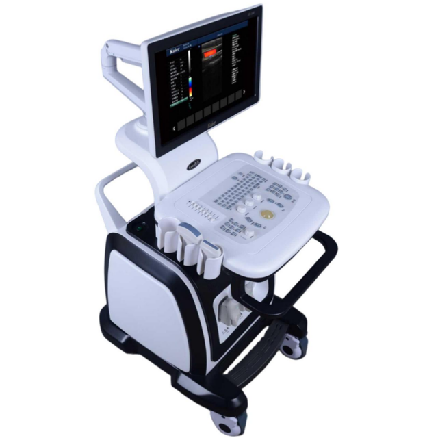 Best Quality Full Digital 3D 4D Color Doppler Diagnostic System Portable Trolley Ultrasounds Machine for Medical and Veterinary
